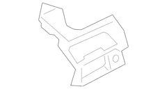 Panel Instrument <br>Instrument Cover Side Trim bezel Sandstone - Left, Outer