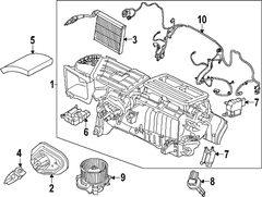 AIR CONDITIONING (A/C) Evaporator Core and Case <br>