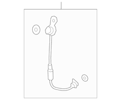 Turbocharger Coolant Line Water Tube - Left, Outlet 3.0L