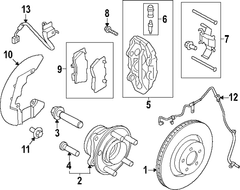 Brake Dust Shield Splash Guard <br>A used to contain the produced by