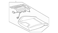 Seat Cushion Foam Pad - Left, Front