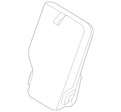 Seat Armrest <br>Armrest attached to the cover pad Base - Rear