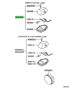 LAMP ASSY,IDENTIFICATION 1