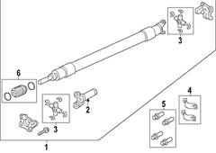 Drive Shaft Prop - Rear 6.7L