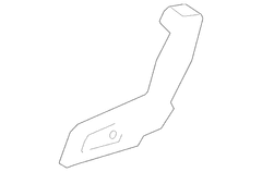 Cover Shield <br>Seat Trim Panel Pivot Seat Valance Sandstone - Right, Rear, Outer