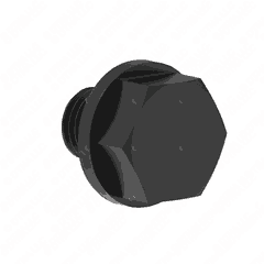Bolt and Washer DIN ISO 4017 M8 x 10 - 8.8