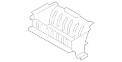 Floor Pan Reinforcement - Rear, Center (Convertible)