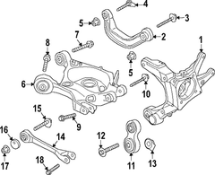 Suspension Arm Control - Right, Rear, Lower