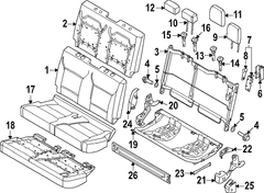 Seat Cover Cushion <br>A that replaces the original equipment back and bottom Covers of a