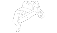 Instrument Panel Mounting Bracket Air Bag