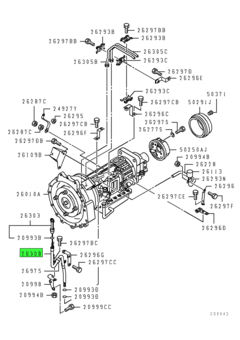 GUIDE,A/T CASE OIL LEVEL GAUGE 1