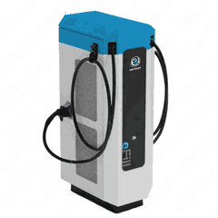 EFILL 120 KW All-in-One Power Supply with 2CCS1 and 300A, 16-Foot Cables