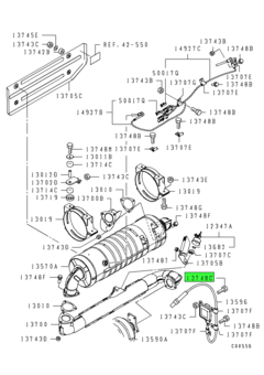 BOLT,EXHAUST TAIL PIPE 1