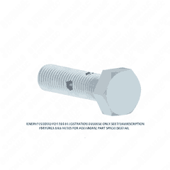 Hexagon Screw - M6 x 30, 8.8 Grade - MBN 10105