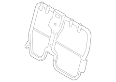 Seat Back Frame Retaining - Rear