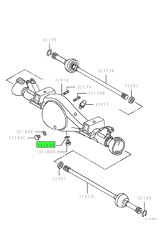 GASKET,RR AXLE HOUSING 2