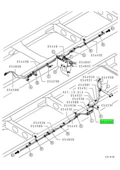 TUBE,FUEL RETURN LINE 3