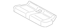 Seat Cover Cushion <br>A that replaces the original equipment back and bottom Covers of a