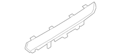Molding Panel Trim <br>Instrument Instrument and - Front, Lower