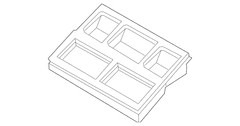 Cabin Air Intake Duct Tube Instrument Panel