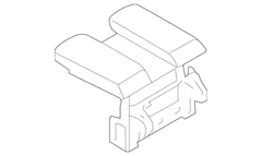 Console Armrest <br>Armrest part of the floor Door and COMPONENTS