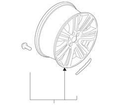 Wheel Rim 19 X 8.5 Prem Painted Alum
