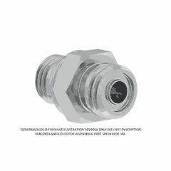 M16 x 1.5 ISO 6149 Fitting to 11/16-16 ORFS