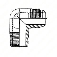 90-Degree JIC Tube Elbow with Sealant for S60 14L