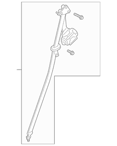 Belt Seat Lap and Shoulder <br>Seat - Right, Rear, Outer (STANDARD)