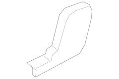 Seat Trim Panel Cover - Rear