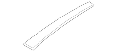Sunroof Molding Roof Trim Panel - Left, Center
