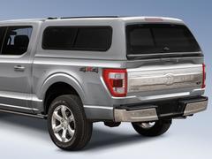 F-150 2021-2024 Leer Group Iconic Silver CabHigh Sport Bed Cap for 5.5 Bed, Paint Code JS - NON-RETURNABLE