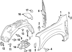 Fender Insulator Apron - Front