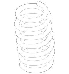 Coil Spring - Right, Rear