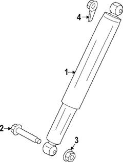 Suspension Shock Absorber - Rear 7.3L