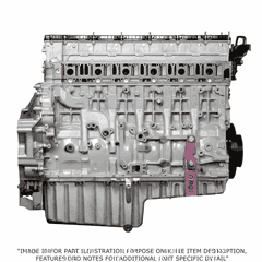 Long Block Plus - HDEP, Euro IV, DD15, Front Sump Exchange