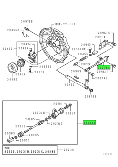 CYLINDER ASSY,CLUTCH POWER 1