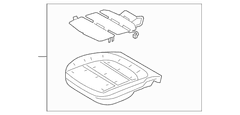 Seat Cushion Foam Pad Blower <br>Foam for - Front