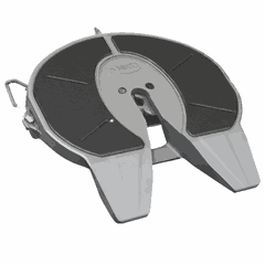 Fifth Wheel, Integrated Low Weight Slider, 24-Inch Slider, 8.00, Left-Hand