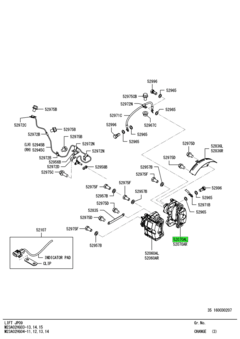 CALIPER & PAD ASSY,RR BRAKE,RR LH 1