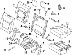 Seat Cover Cushion <br>A that replaces the original equipment back and bottom Covers of a