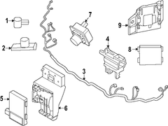 Parking Distance Aid Sensor Wire - Front