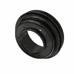 V-Ribbed Belt Crank Pulley with Fan Flange