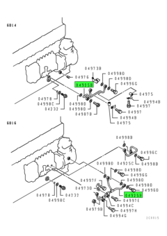 TUBE,ENG OIL LINE 1