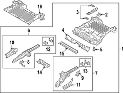 Floor Pan - Rear, Center