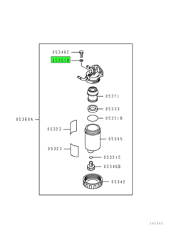 GASKET,OIL FILTER INR 5