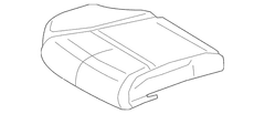Seat Cover Cushion - Right, Front, Driver