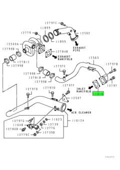 GASKET,INTAKE SILENCER 1