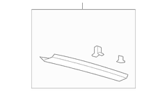 Roof Opening Trim molding - Front, Rear