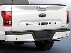Low Gloss Black Lettering Tailgate Badge